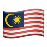 Flag: Malaysia Emoji, Apple style