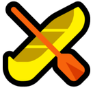Canoe Emoji, Microsoft style