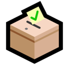 Ballot Box with Ballot Emoji, Microsoft style