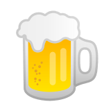 Beer Mug Emoji, Google style