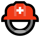Rescue Helmet Emoji, Microsoft style
