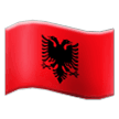 Flag: Albania Emoji, Samsung style