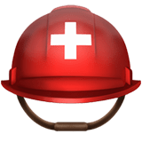 Rescue Helmet Emoji, Apple style