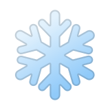Snowflake Emoji, Google style
