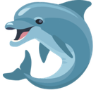 Dolphin Emoji, Facebook style