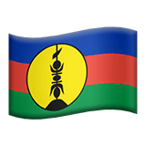 Flag: New Caledonia Emoji, Apple style