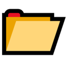 Open File Folder Emoji, Microsoft style