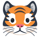 Tiger Face Emoji, Facebook style