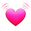 Beating Heart Emoji, Samsung style