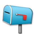 Closed Mailbox with Lowered Flag Emoji, LG style