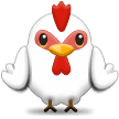 Rooster Emoji, Samsung style