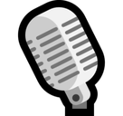 Studio Microphone Emoji, Microsoft style