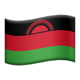 Flag: Malawi Emoji, Apple style