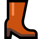 Womans Boot Emoji, Microsoft style