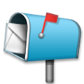 Open Mailbox with Raised Flag Emoji, LG style
