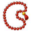 Prayer Beads Emoji, Samsung style