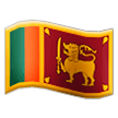 Flag: Sri Lanka Emoji, Samsung style