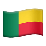 Flag: Benin Emoji, Apple style