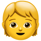 Child Emoji, Apple style