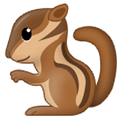Chipmunk Emoji, Samsung style