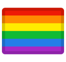 Rainbow Flag Emoji, Facebook style