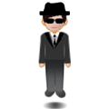 Man in Business Suit Levitating Emoji, Samsung style