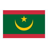 Flag: Mauritania Emoji, Google style