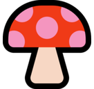Mushroom Emoji, Microsoft style