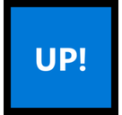 Up! Button Emoji, Microsoft style