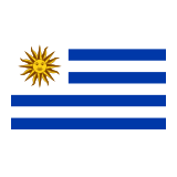 Flag: Uruguay Emoji, Google style