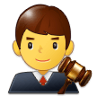 Man Judge Emoji, Samsung style