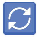 Clockwise Vertical Arrows Emoji, Facebook style