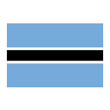 Flag: Botswana Emoji, Google style