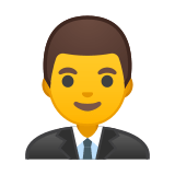 Man Office Worker Emoji, Google style