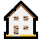 Derelict House Emoji, Microsoft style