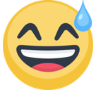 Sweating Emoji, Facebook style