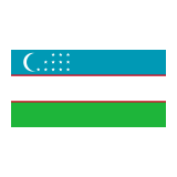 Flag: Uzbekistan Emoji, Google style