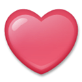 Red Heart Emoji, LG style