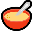 Bowl with Spoon Emoji, Microsoft style