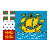 Flag: St. Pierre & Miquelon Emoji, Google style