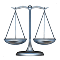 Balance Scale Emoji, Apple style