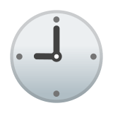 Nine O’Clock Emoji, Google style