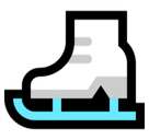 Ice Skate Emoji, Microsoft style