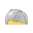White Hair Emoji, Samsung style