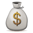 Money Bag Emoji, Samsung style