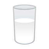 Glass of Milk Emoji, Google style