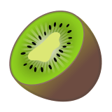 Kiwi Fruit Emoji, Google style