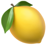 Lemon Emoji, Apple style
