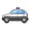 Police Car Emoji, LG style