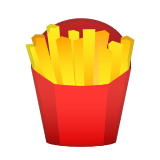 French Fries Emoji, Google style